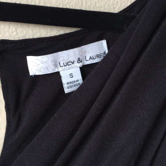 Black Dress with small keyhole back, Sz. S - Picture 3 of 4